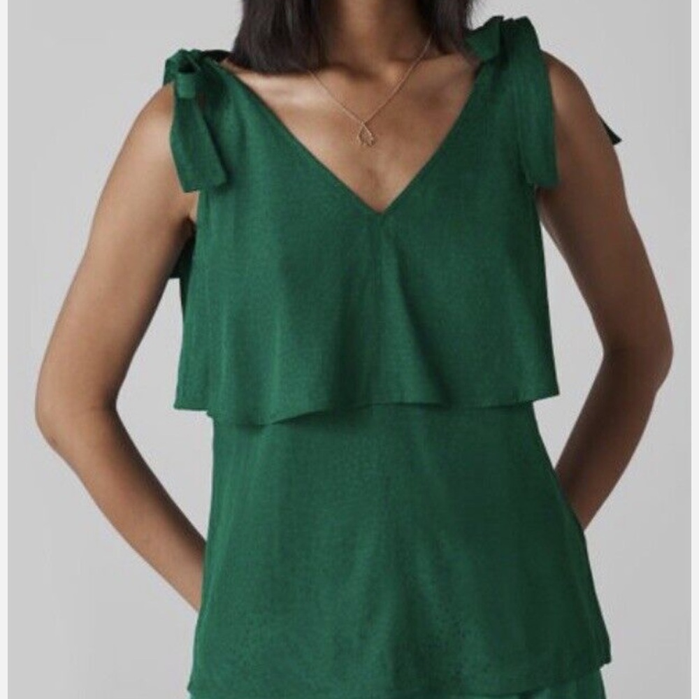 Whistles Green Top